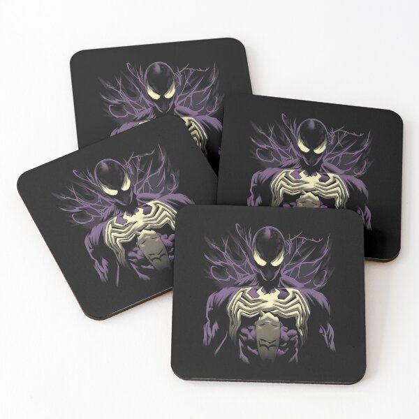 Item preview, Dark Purple Arachnid Hero Shadow Web Silhouette Comic Art    designed and sold by DevilMayCrySh.