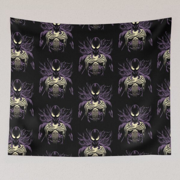 Item preview, Dark Purple Arachnid Hero Shadow Web Silhouette Comic Art    designed and sold by DevilMayCrySh.