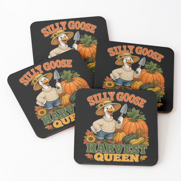 Item preview, Silly Goose Harvest Queen Funny Fall Farmer designed and sold by Design Vibras.