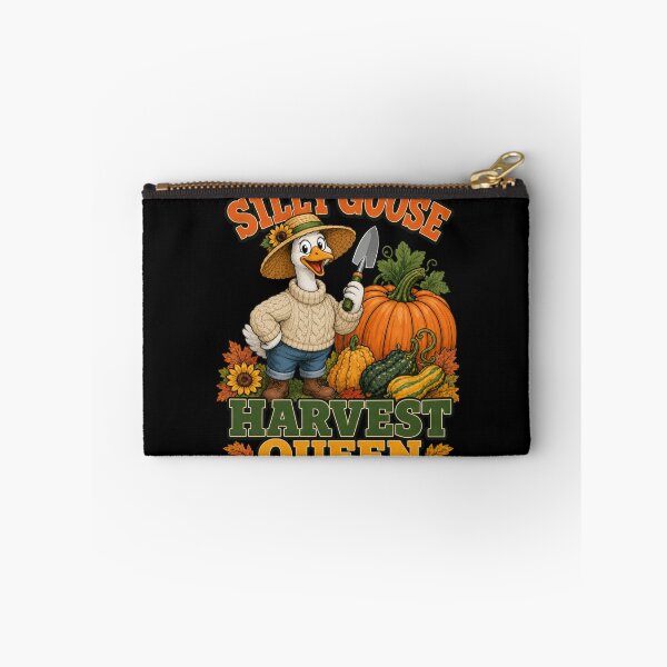 Item preview, Silly Goose Harvest Queen Funny Fall Farmer designed and sold by Design Vibras.
