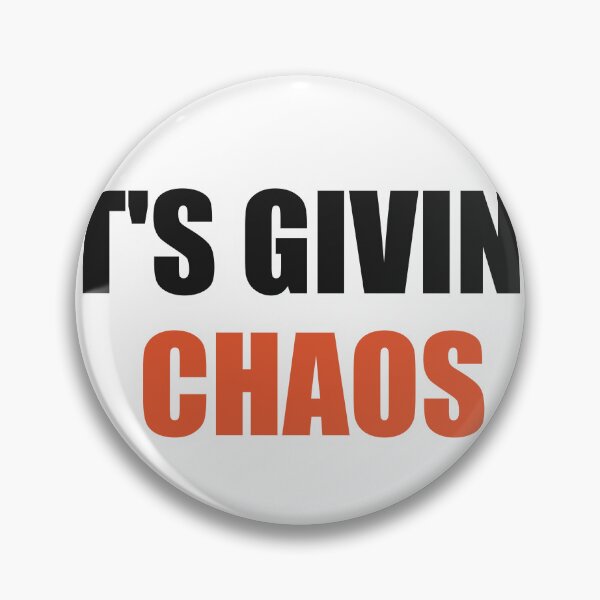 Item preview, Its Giving Chaos Funny Meme designed and sold by Alphakenon.