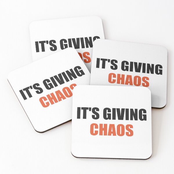 Item preview, Its Giving Chaos Funny Meme designed and sold by Alphakenon.