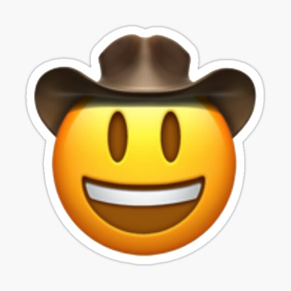 cowboy emoji Sticker
