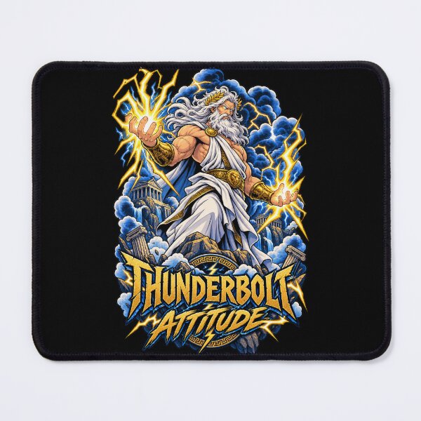 Item preview, Zeus Thunderbolt Attitude Greek God designed and sold by Gabriela Mihai.