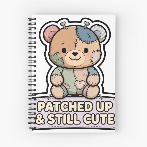 Item preview, Cute Frankenstein Patchwork Teddy Bear Halloween Sticker designed and sold by xiaoxiaochibi.