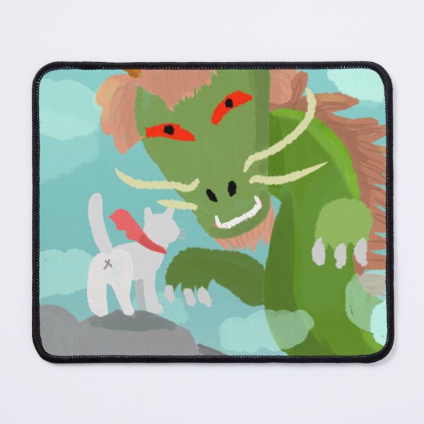 Item preview, Green Dragon White Cat designed and sold by Knoabitit.