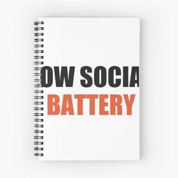 Item preview, Low Social Battery Funny Meme designed and sold by Alphakenon.