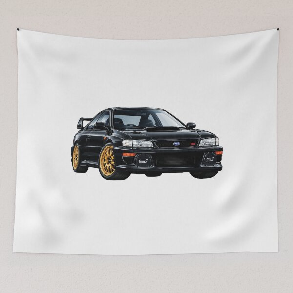 Item preview, Subaru Impreza 22B STI Black Edition JDM Rally Legend designed and sold by PrintsGate.