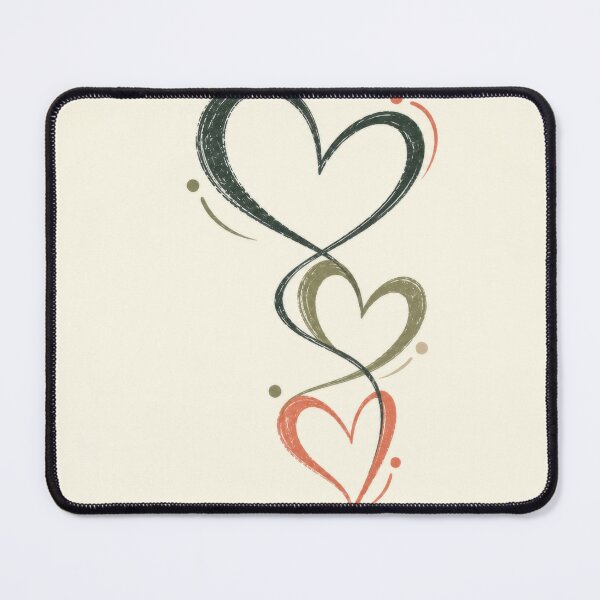 Item preview, Simple line and color hearts designed and sold by anytka.