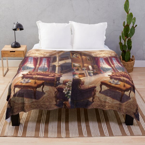 Item preview, vintage living room (no border) designed and sold by Crimsonmerchant.