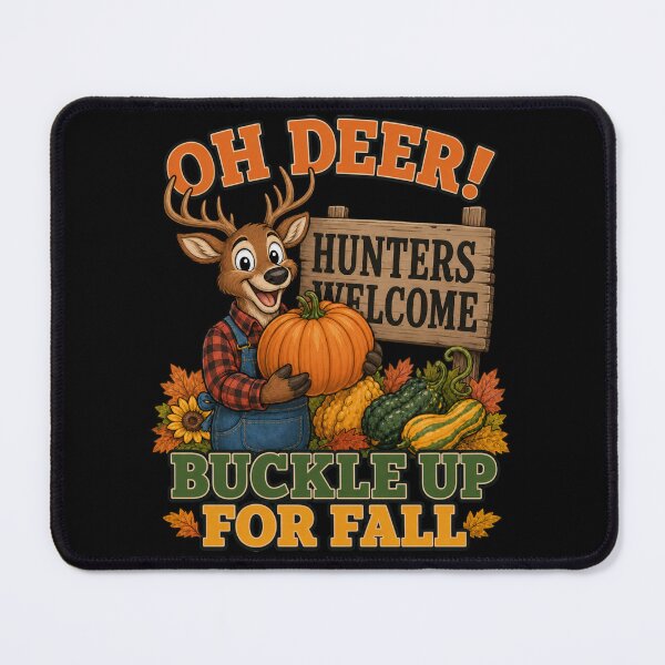 Item preview, Oh Deer Buckle Up For Fall Funny Autumn Deer designed and sold by Design Vibras.