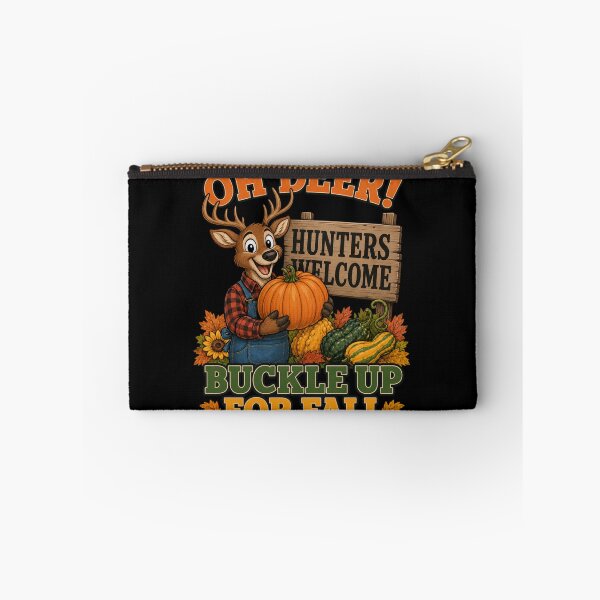 Item preview, Oh Deer Buckle Up For Fall Funny Autumn Deer designed and sold by Design Vibras.