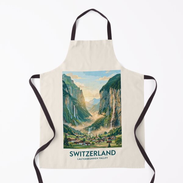 Item preview, Switzerland — Lauterbrunnen Valley — A Golden Morning Among the Swiss Alps designed and sold by DibujandoPorfa.