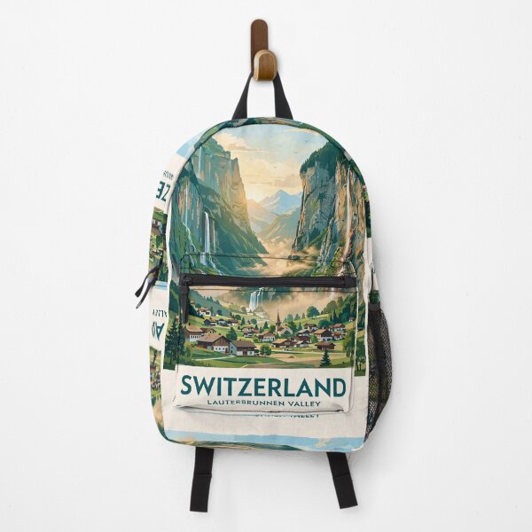 Item preview, Switzerland — Lauterbrunnen Valley — A Golden Morning Among the Swiss Alps designed and sold by DibujandoPorfa.