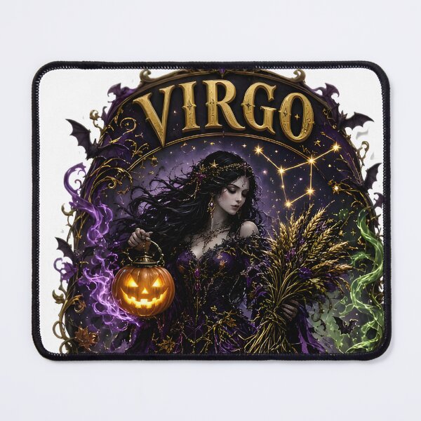 Item preview, Virgo Pure But Deadly Halloween designed and sold by Zodiac Celestial Art.