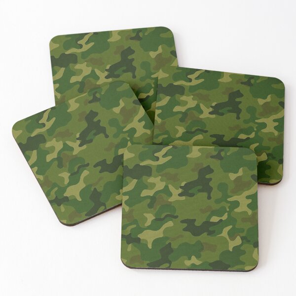 Item preview, Vibrant Classic Woodland Military Camouflage Pattern designed and sold by IntelliMindDesigns.