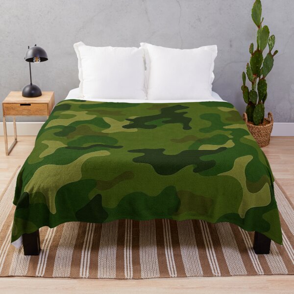 Item preview, Vibrant Classic Woodland Military Camouflage Pattern designed and sold by IntelliMindDesigns.