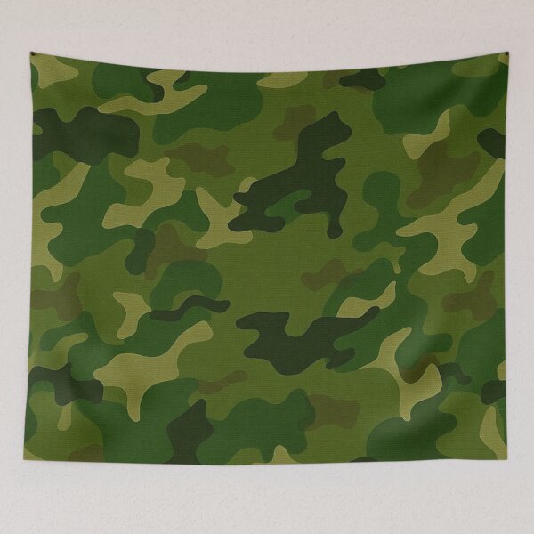 Item preview, Vibrant Classic Woodland Military Camouflage Pattern designed and sold by IntelliMindDesigns.