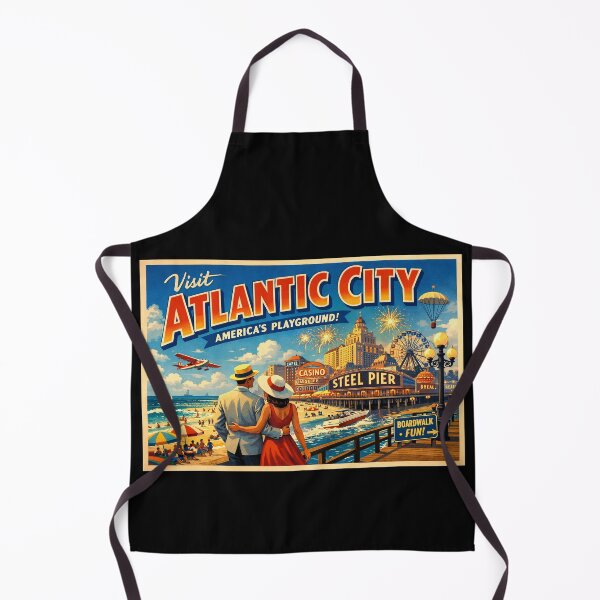 Item preview, Atlantic City Travel Poster - America’s Playground Boardwalk designed and sold by ArtworkNorth.