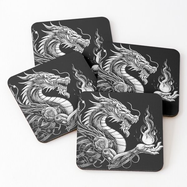 Item preview, Dragon with fire in its hand designed and sold by Ghost-Aakash488.