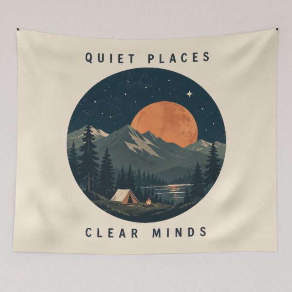 Item preview, Quiet places lead to clear minds designed and sold by anytka.