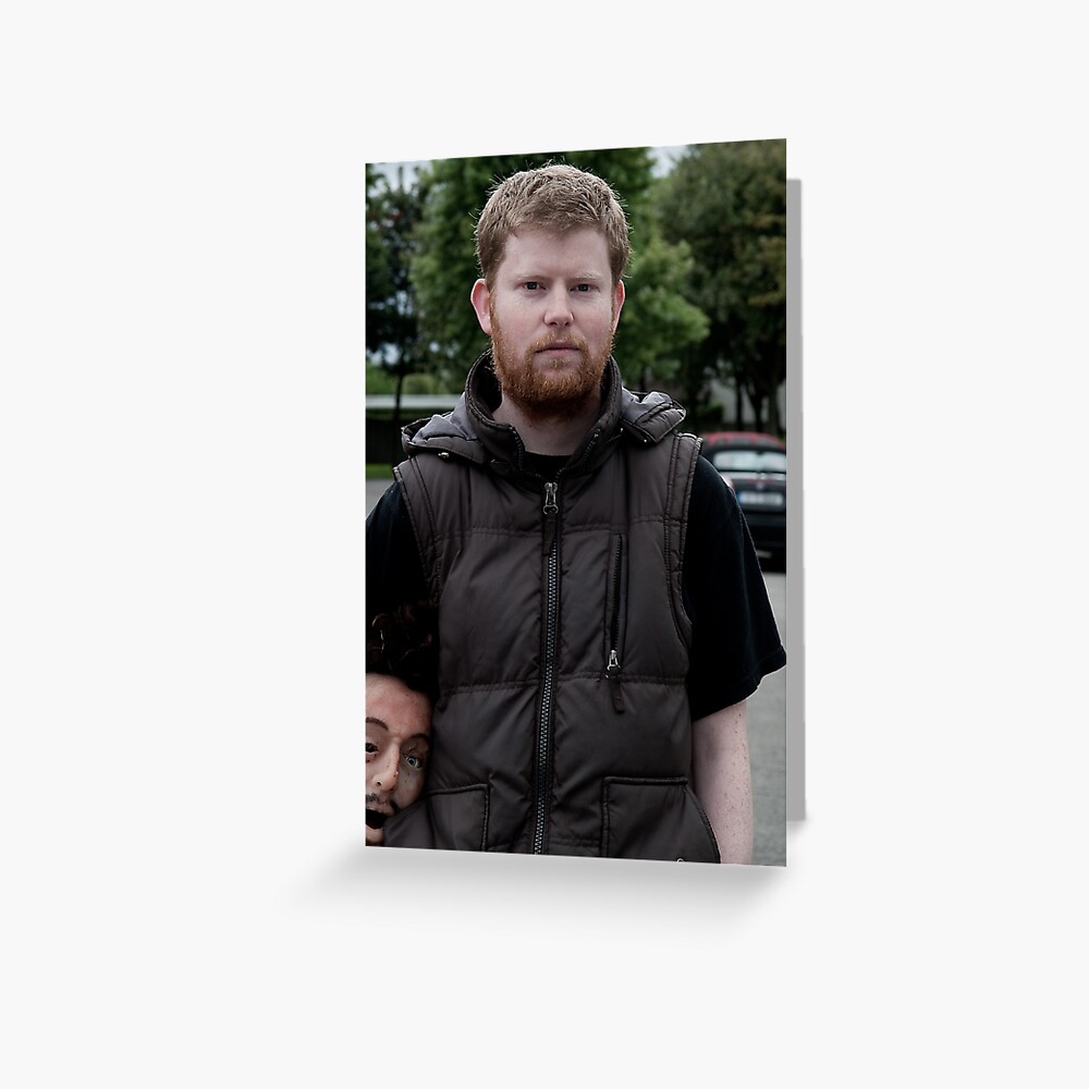 Headshot Film Director Conor McMahon Greeting Card