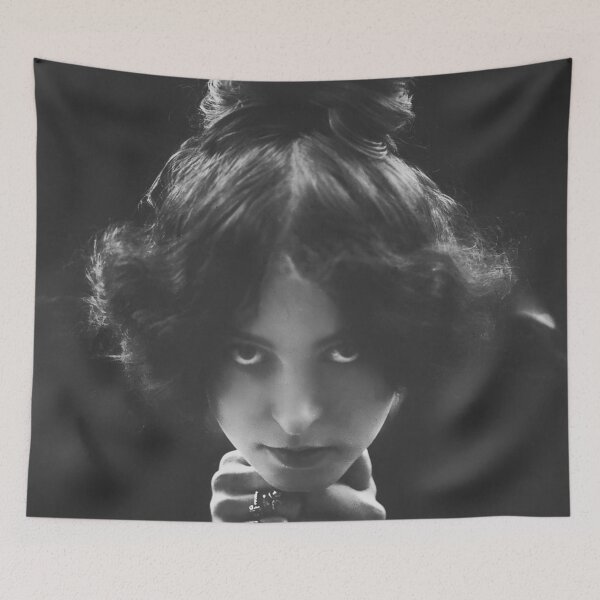 Item preview, "Kätzchen" (Kitten) gorgeous portrait female photograph by photographer Stefanie Ludwig at her Atelier Veritas studio in 1901 designed and sold by Astrid Arkhangelsky.