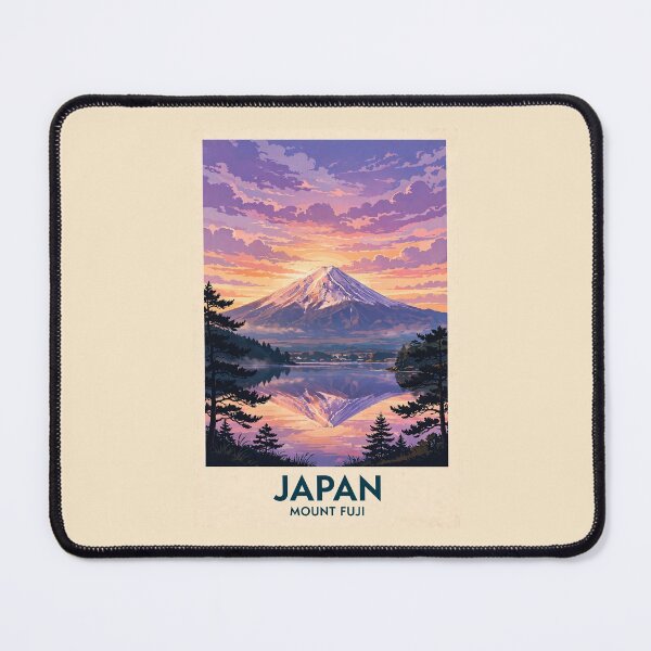 Item preview, Japan — Mount Fuji — A Magical Purple Sunset Over the Sacred Mountain designed and sold by DibujandoPorfa.