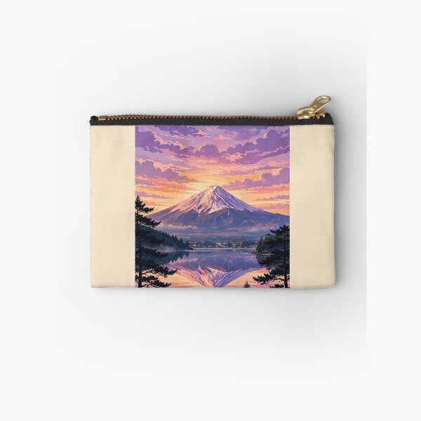 Item preview, Japan — Mount Fuji — A Magical Purple Sunset Over the Sacred Mountain designed and sold by DibujandoPorfa.