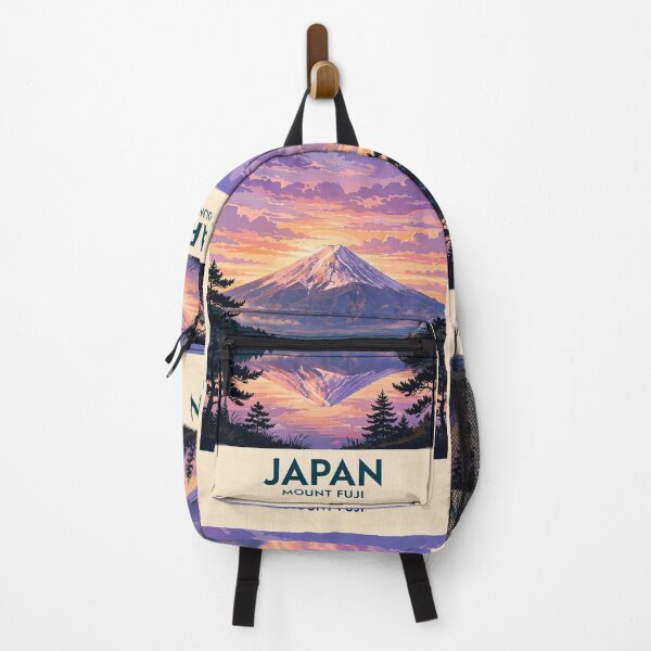 Item preview, Japan — Mount Fuji — A Magical Purple Sunset Over the Sacred Mountain designed and sold by DibujandoPorfa.