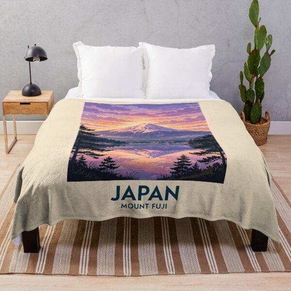 Item preview, Japan — Mount Fuji — A Magical Purple Sunset Over the Sacred Mountain designed and sold by DibujandoPorfa.