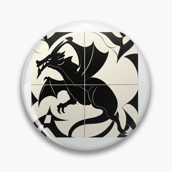 Item preview, Medieval dragon tile designed and sold by Glenbobagins.