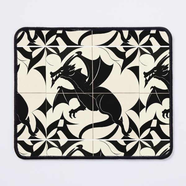 Item preview, Medieval dragon tile designed and sold by Glenbobagins.