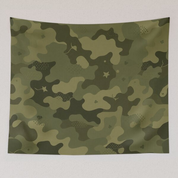 Item preview, Muted Moss Green Multicam Camouflage Pattern designed and sold by IntelliMindDesigns.