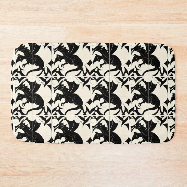 Item preview, Medieval dragon tile designed and sold by Glenbobagins.