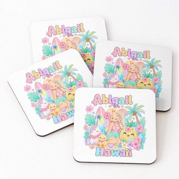 Item preview, Abigail Name Gift Kawaii Hawaii Pastel Summer designed and sold by TheChalkyFox.