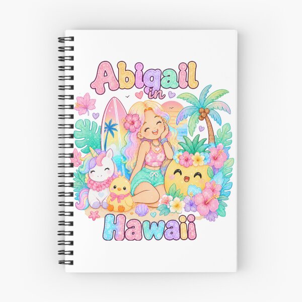 Item preview, Abigail Name Gift Kawaii Hawaii Pastel Summer designed and sold by TheChalkyFox.