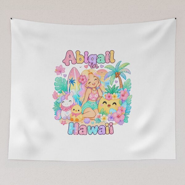 Item preview, Abigail Name Gift Kawaii Hawaii Pastel Summer designed and sold by TheChalkyFox.