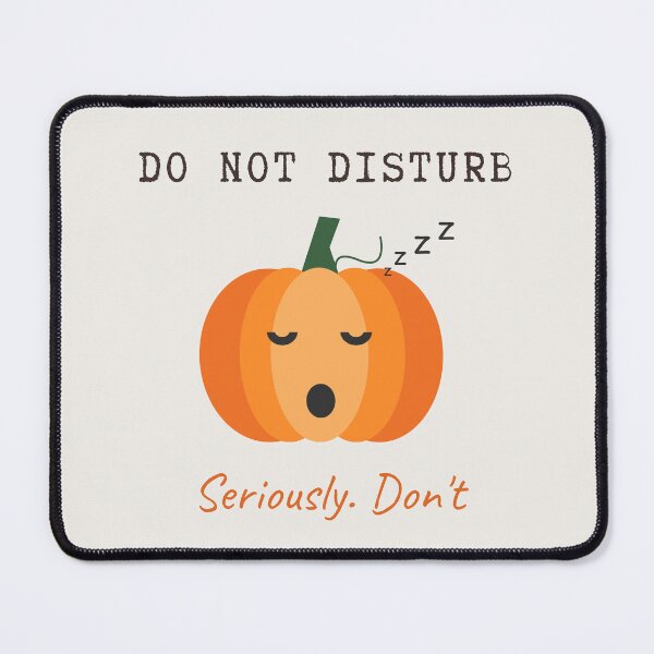 Item preview, Do Not Disturb Funny Sleeping Pumpkin Minimalist Art Print & Greeting Card designed and sold by OlhaTironArt.