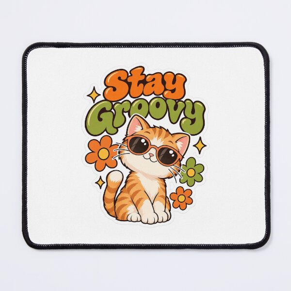Item preview, Good Vibes Only Cute Cat Sticker – Funny Kawaii Cat designed and sold by amineshop.