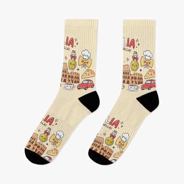 Item preview, Cute Italia Travel Food Pattern Ciao Bella Italian Culture Art designed and sold by Amir Faysal.