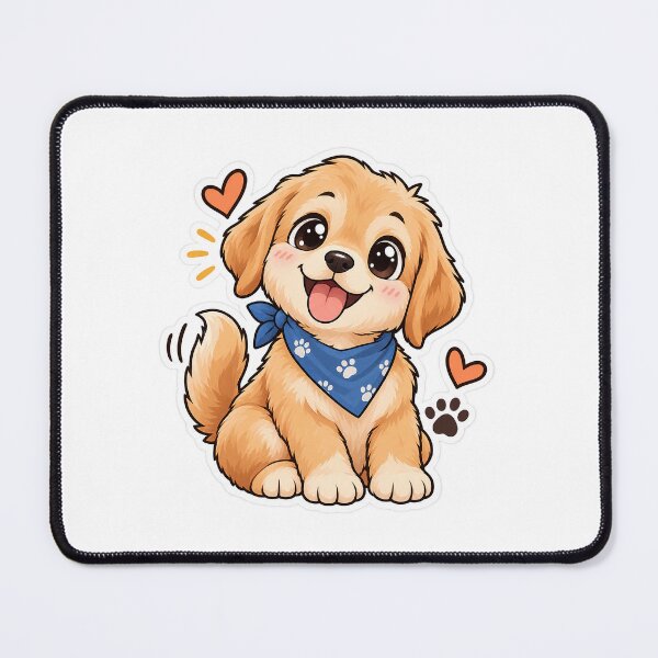 Item preview, Kawaii Cute Dog Lover Funny Puppy Sticker designed and sold by amineshop.