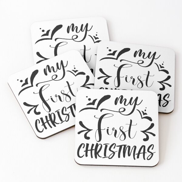 Item preview, My First Christmas Baby Quote Cute Holiday Vibes designed and sold by FuzionRaptor.