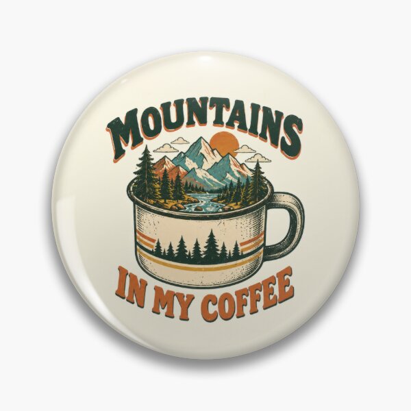 Item preview, Mountains in a coffee cup design designed and sold by anytka.