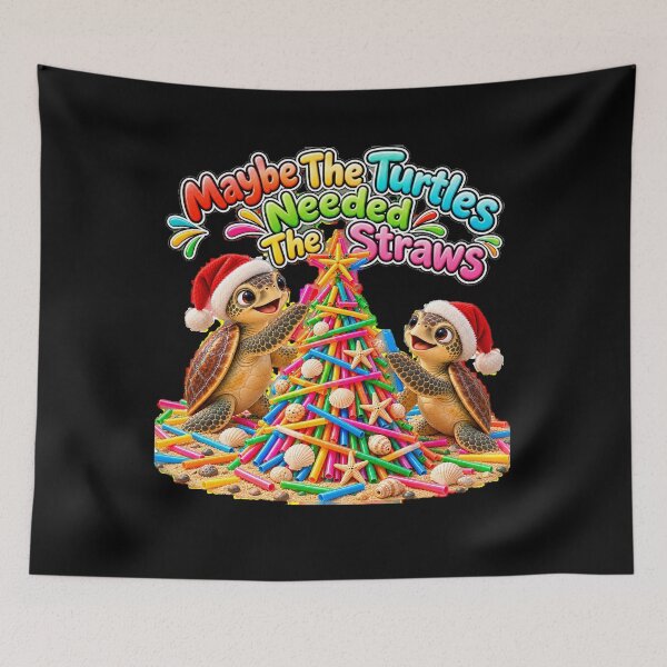 Item preview, Maybe The Turtles Needed The Straws Sarcastic Sea Turtle designed and sold by Crystal-Tree.