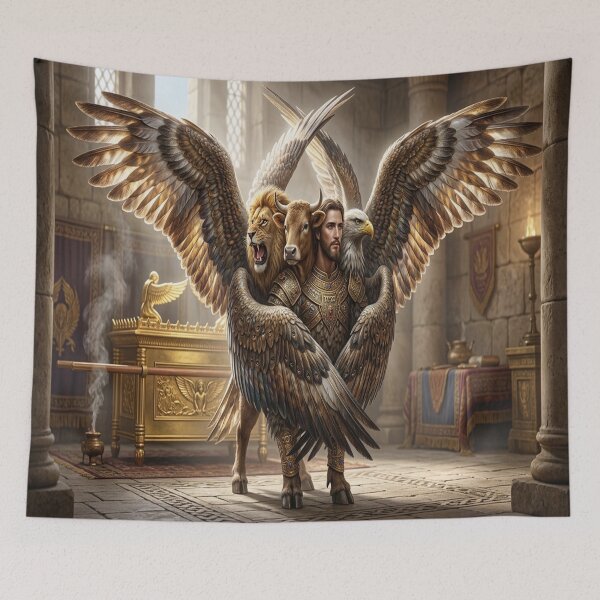 Item preview, A Biblically Accurate Cherub in Solomon's Temple designed and sold by Solomon-Ent-144.