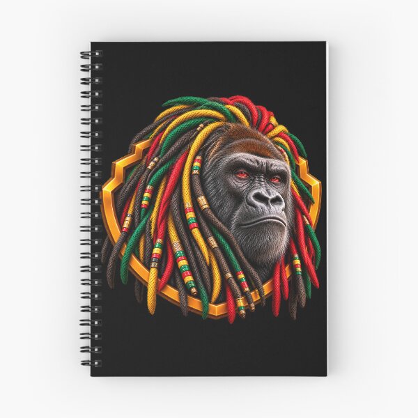 Item preview, Rasta Gorilla Reggae Jamaica Dreadlocks – Rastafarian Gorilla Art- PLUSHIWORLD designed and sold by PLUSHIWORLDtm.