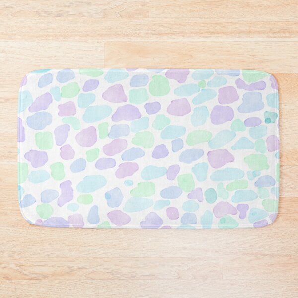 Item preview, Pastel Watercolor Pebble Pattern – Soft Lavender, Mint & Blue designed and sold by GemniShop.