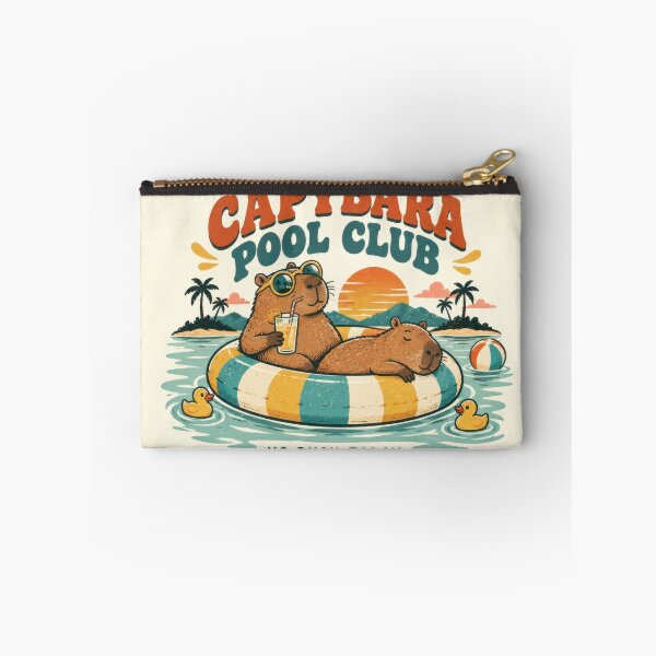 Item preview, Capybara enjoying a day at the pool designed and sold by anytka.