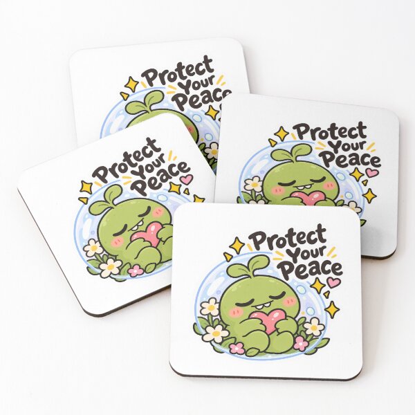 Item preview, Protect Your Peace - Self Love Affirmation Sticker designed and sold by Deepali Pathe.